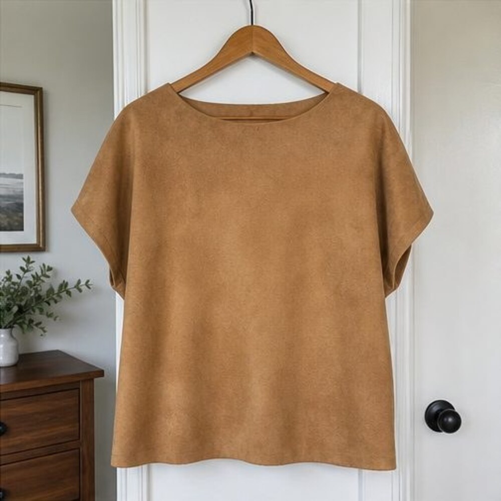 Lilac V Neck Top